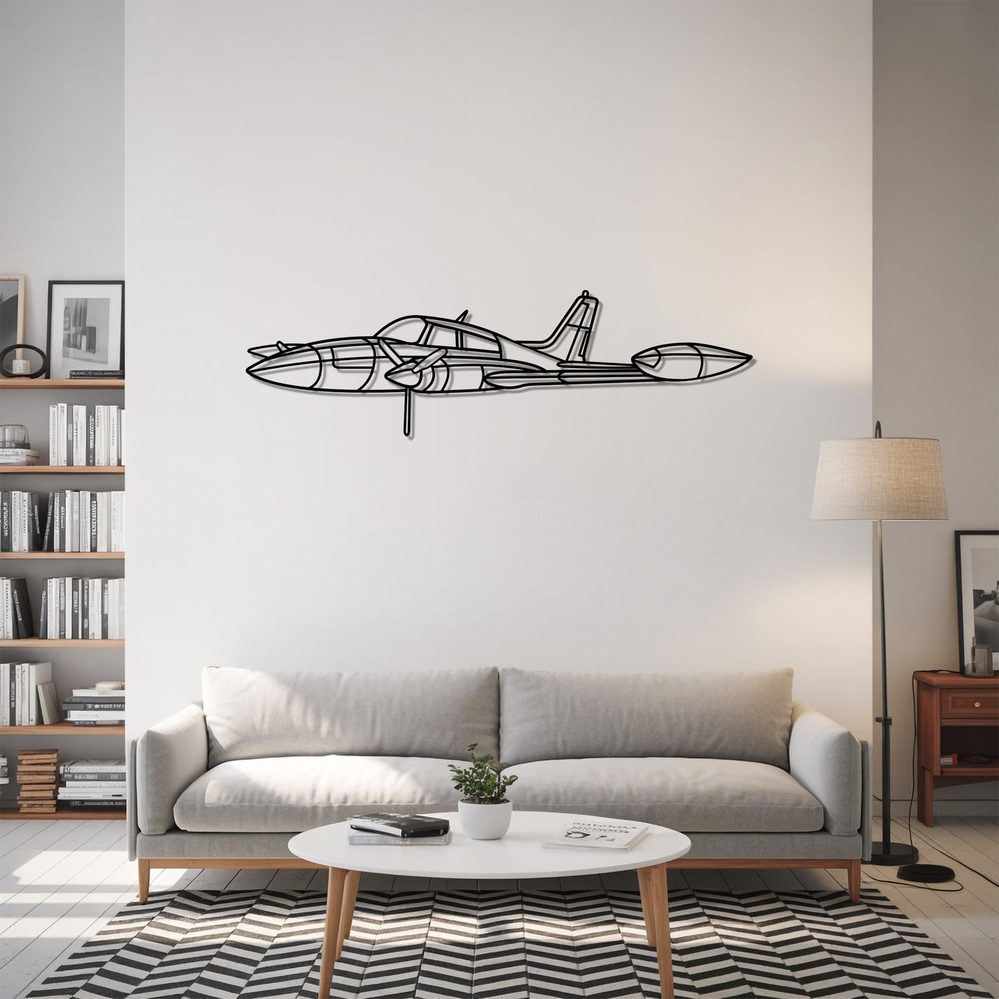 310R - Airplane Metal Silhouette Wall Art - Aviation Gift - Pilot Office Decor