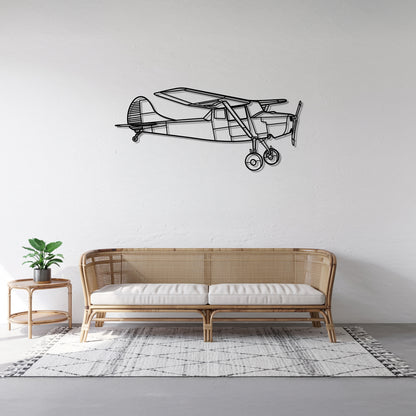 O1 Bird Dog - Airplane Metal Silhouette Wall Art - Aviation Gift - Pilot Office Decor