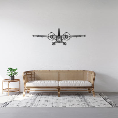 DHC-6 Twin Otter - Airplane Metal Silhouette Wall Art - Aviation Gift - Pilot Office Decor