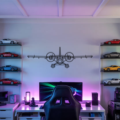 DHC-6 Twin Otter - Airplane Metal Silhouette Wall Art - Aviation Gift - Pilot Office Decor