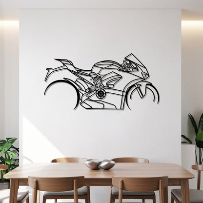 Panigale V4 - Motorcycle Metal Silhouette Wall Art - Bikers Gift - Garage Decor