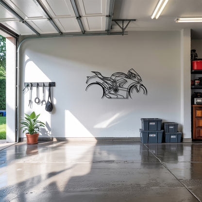 Panigale V4 - Motorcycle Metal Silhouette Wall Art - Bikers Gift - Garage Decor
