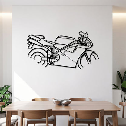 916 - Motorcycle Metal Silhouette Wall Art - Bikers Gift - Garage Decor