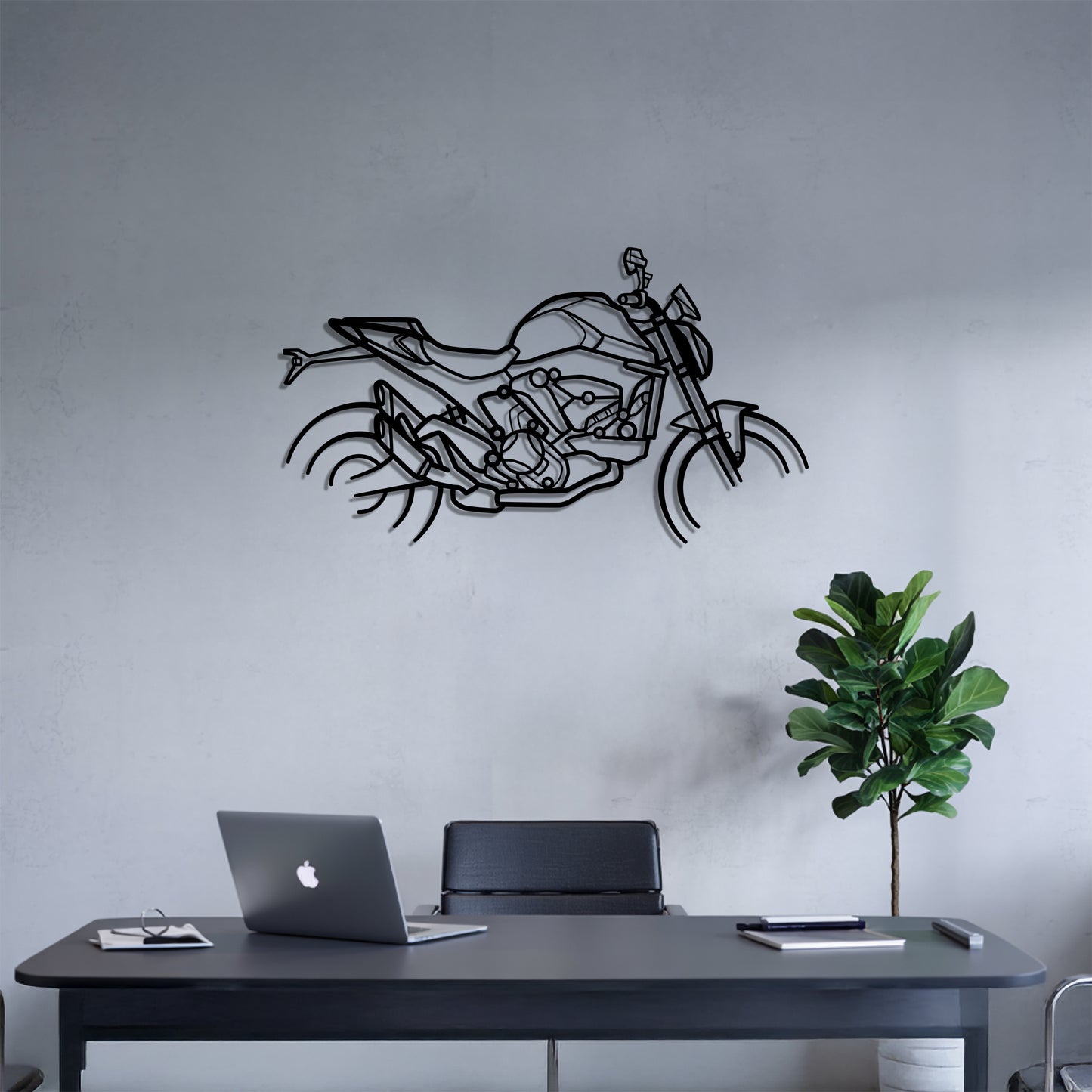 Monster 937 - Motorcycle Metal Silhouette Wall Art - Bikers Gift - Garage Decor