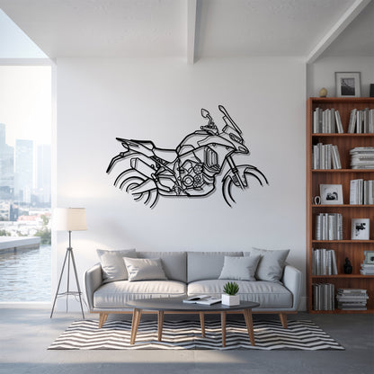 Multistrada V4 - Motorcycle Metal Silhouette Wall Art - Bikers Gift - Garage Decor