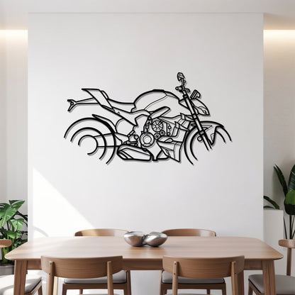 Streetfighter V4 S - Motorcycle Metal Silhouette Wall Art - Bikers Gift - Garage Decor