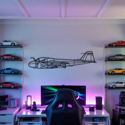 A6 Intruder - Airplane Metal Silhouette Wall Art - Aviation Gift - Pilot Office Decor