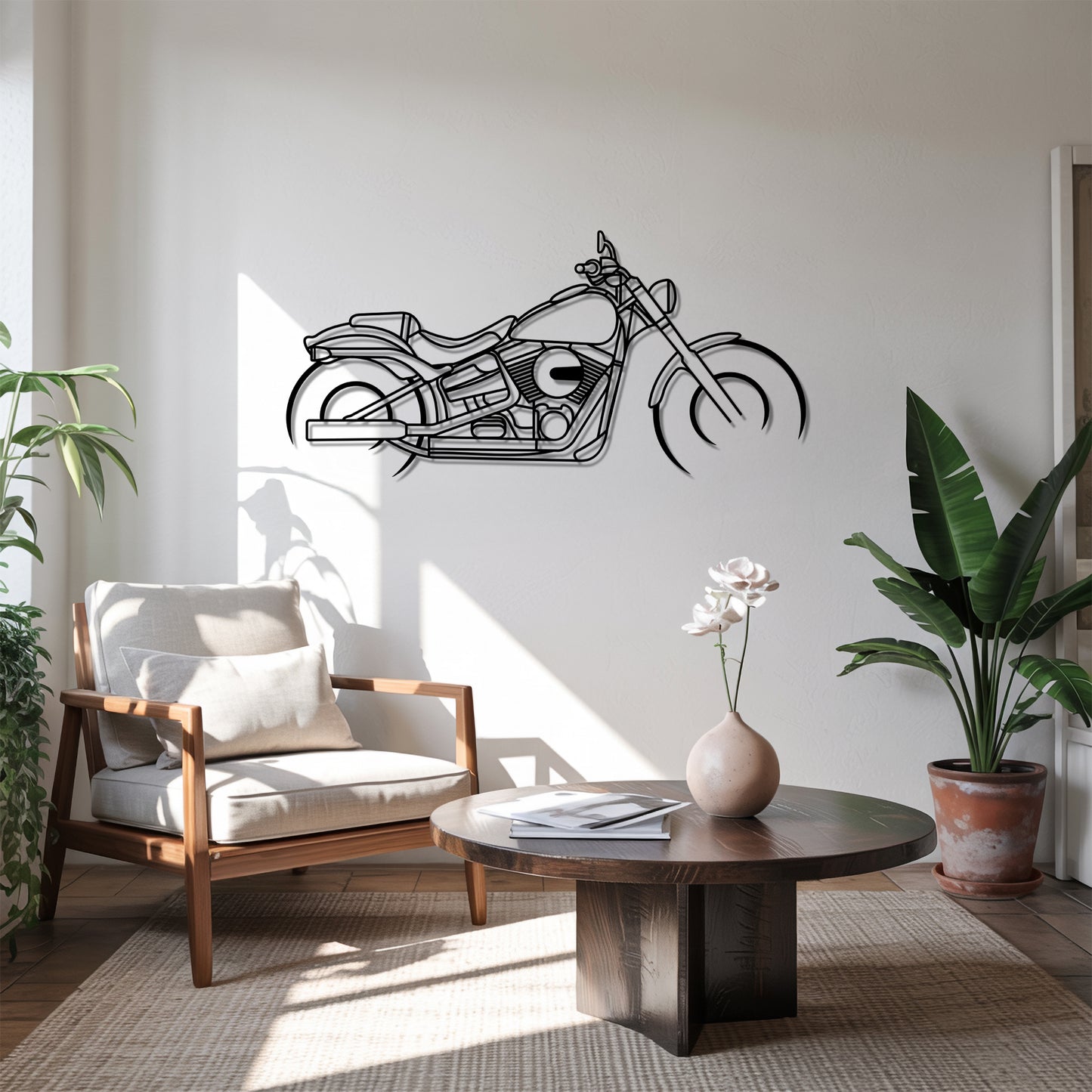 Breakout - Motorcycle Metal Silhouette Wall Art - Bikers Gift - Garage Decor