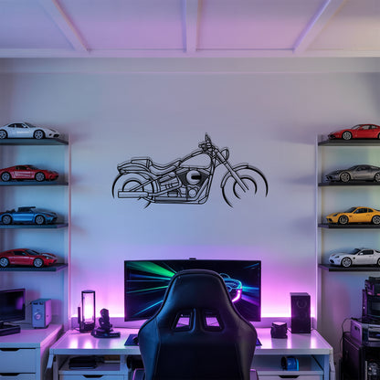 Breakout - Motorcycle Metal Silhouette Wall Art - Bikers Gift - Garage Decor