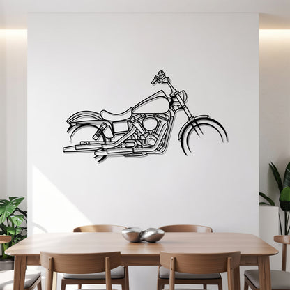 Street Bob - Motorcycle Metal Silhouette Wall Art - Bikers Gift - Garage Decor