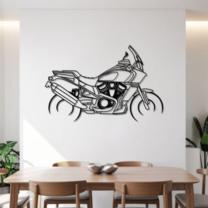 Pan America - Motorcycle Metal Silhouette Wall Art - Bikers Gift - Garage Decor