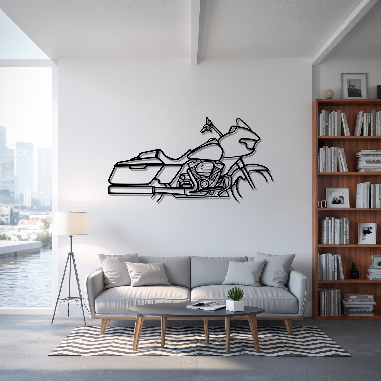 Road Glide - Motorcycle Metal Silhouette Wall Art - Bikers Gift - Garage Decor