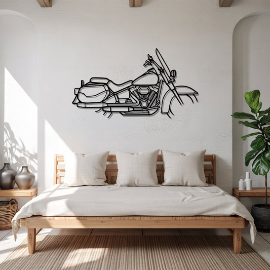 Heritage Classic - Motorcycle Metal Silhouette Wall Art - Bikers Gift - Garage Decor