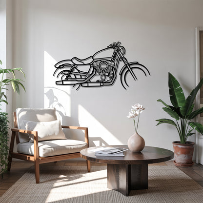 Iron 883 - Motorcycle Metal Silhouette Wall Art - Bikers Gift - Garage Decor