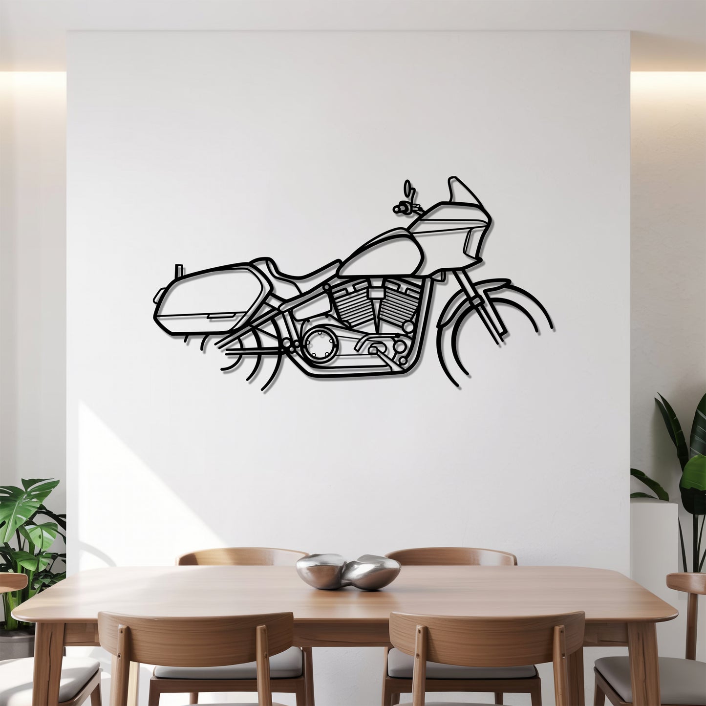 Low Rider ST - Motorcycle Metal Silhouette Wall Art - Bikers Gift - Garage Decor