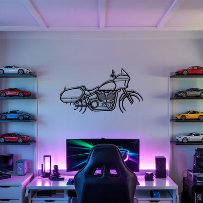 Low Rider ST - Motorcycle Metal Silhouette Wall Art - Bikers Gift - Garage Decor