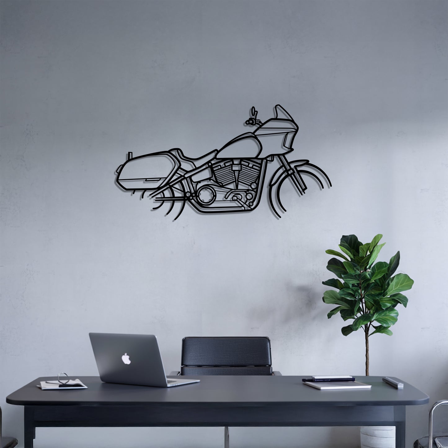 Low Rider ST - Motorcycle Metal Silhouette Wall Art - Bikers Gift - Garage Decor