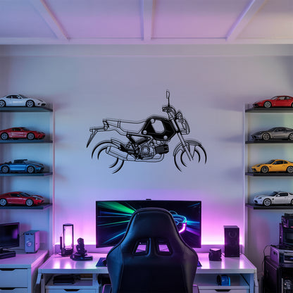 Grom 2022 - Motorcycle Metal Silhouette Wall Art - Bikers Gift - Garage Decor