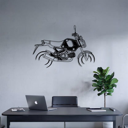Grom 2022 - Motorcycle Metal Silhouette Wall Art - Bikers Gift - Garage Decor
