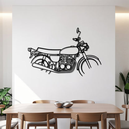 CB500 Four - Motorcycle Metal Silhouette Wall Art - Bikers Gift - Garage Decor