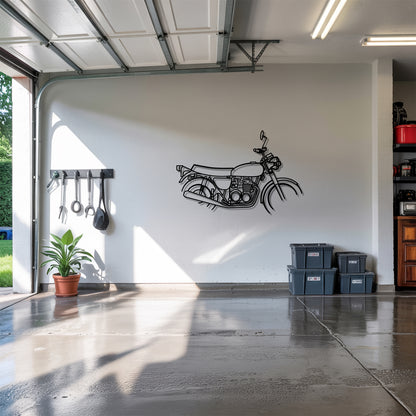 CB500 Four - Motorcycle Metal Silhouette Wall Art - Bikers Gift - Garage Decor