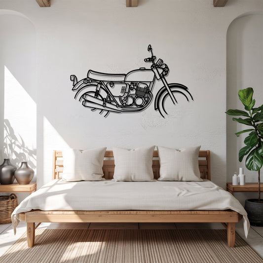 CB750 Four - Motorcycle Metal Silhouette Wall Art - Bikers Gift - Garage Decor