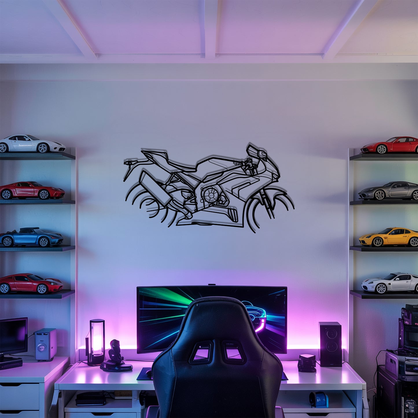 CBR1000RR R Fireblade SP - Motorcycle Metal Silhouette Wall Art - Bikers Gift - Garage Decor