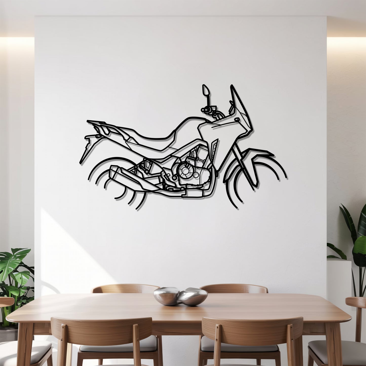 Transalp XL750 - Motorcycle Metal Silhouette Wall Art - Bikers Gift - Garage Decor