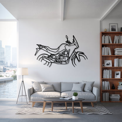 Transalp XL750 - Motorcycle Metal Silhouette Wall Art - Bikers Gift - Garage Decor