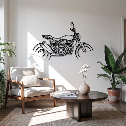 FTR 1200 - Motorcycle Metal Silhouette Wall Art - Bikers Gift - Garage Decor