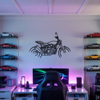 FTR 1200 - Motorcycle Metal Silhouette Wall Art - Bikers Gift - Garage Decor