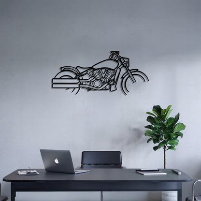 Scout Bobber - Motorcycle Metal Silhouette Wall Art - Bikers Gift - Garage Decor