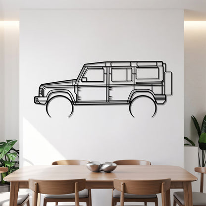 Grenadier Detailed - Car Metal Silhouette Wall Art - Car Enthusiast Gift - Laser-cut Garage Decor