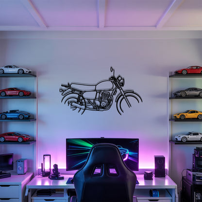 350 OHC - Motorcycle Metal Silhouette Wall Art - Bikers Gift - Garage Decor