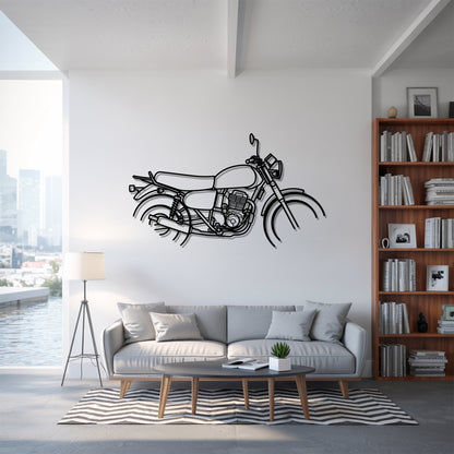 350 OHC - Motorcycle Metal Silhouette Wall Art - Bikers Gift - Garage Decor