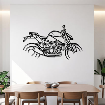 1290 Super Duke R - Motorcycle Metal Silhouette Wall Art - Bikers Gift - Garage Decor