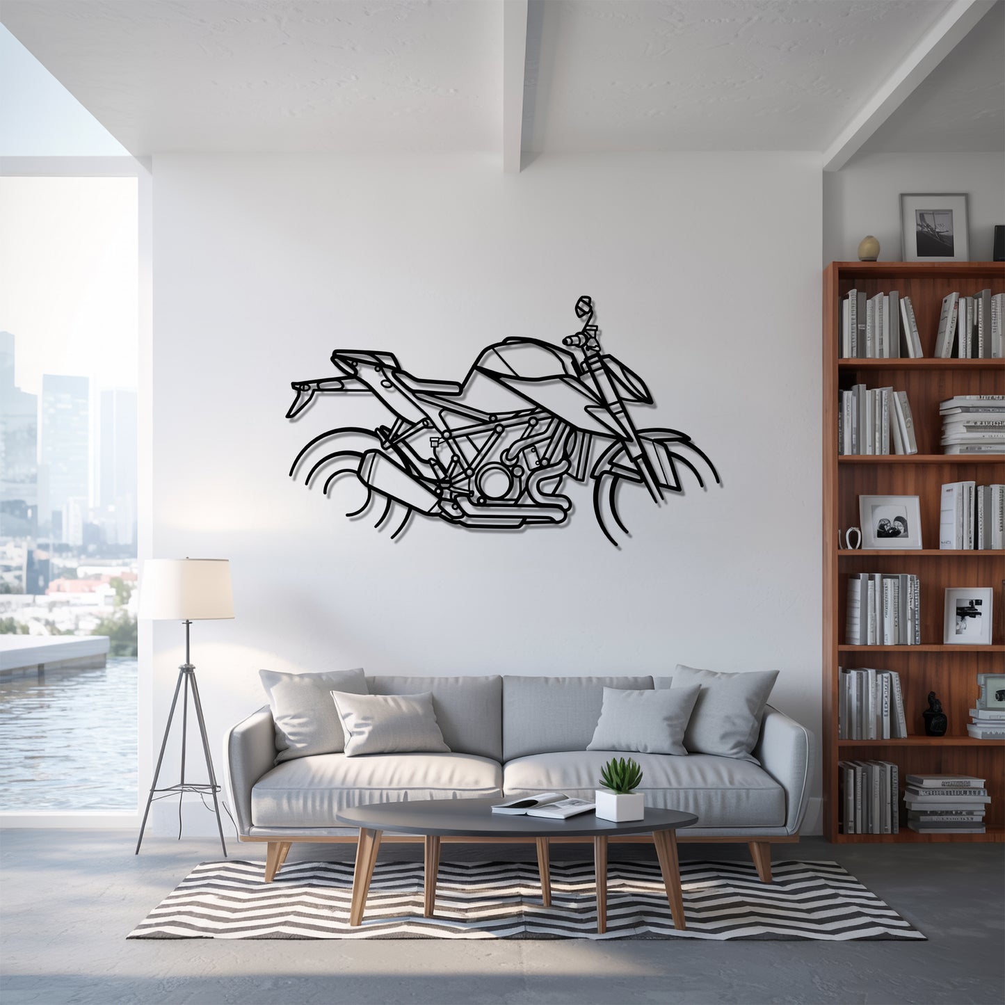 1290 Super Duke R - Motorcycle Metal Silhouette Wall Art - Bikers Gift - Garage Decor