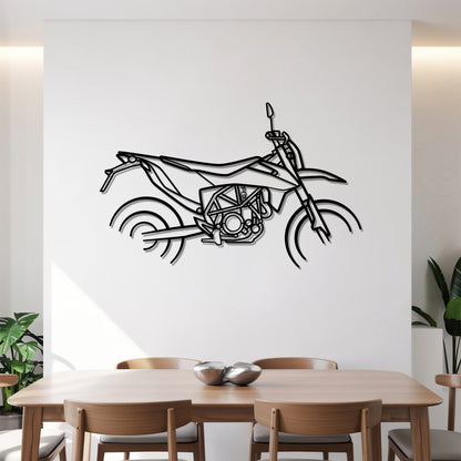 690 SMC R - Motorcycle Metal Silhouette Wall Art - Bikers Gift - Garage Decor