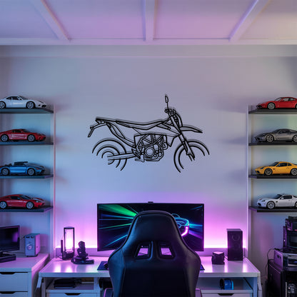 690 SMC R - Motorcycle Metal Silhouette Wall Art - Bikers Gift - Garage Decor