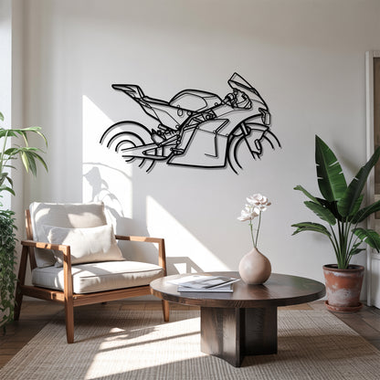 RC 8C - Motorcycle Metal Silhouette Wall Art - Bikers Gift - Garage Decor