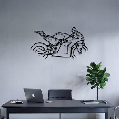 RC 8C - Motorcycle Metal Silhouette Wall Art - Bikers Gift - Garage Decor