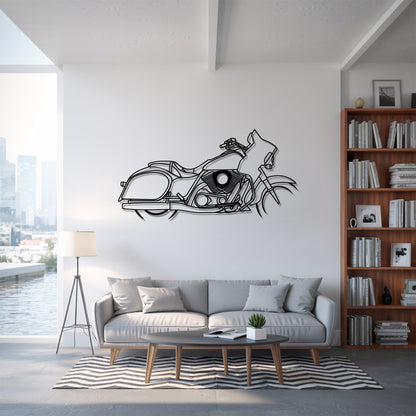 Vulcan VN1700 Voyager - Motorcycle Metal Silhouette Wall Art - Bikers Gift - Garage Decor