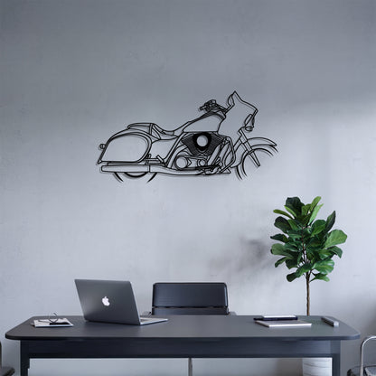 Vulcan VN1700 Voyager - Motorcycle Metal Silhouette Wall Art - Bikers Gift - Garage Decor