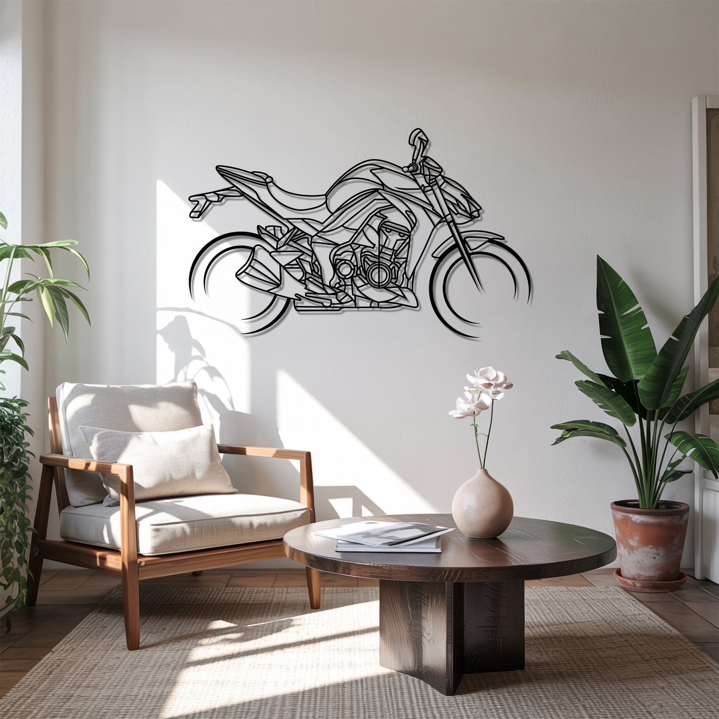 Z1000 - Motorcycle Metal Silhouette Wall Art - Bikers Gift - Garage Decor