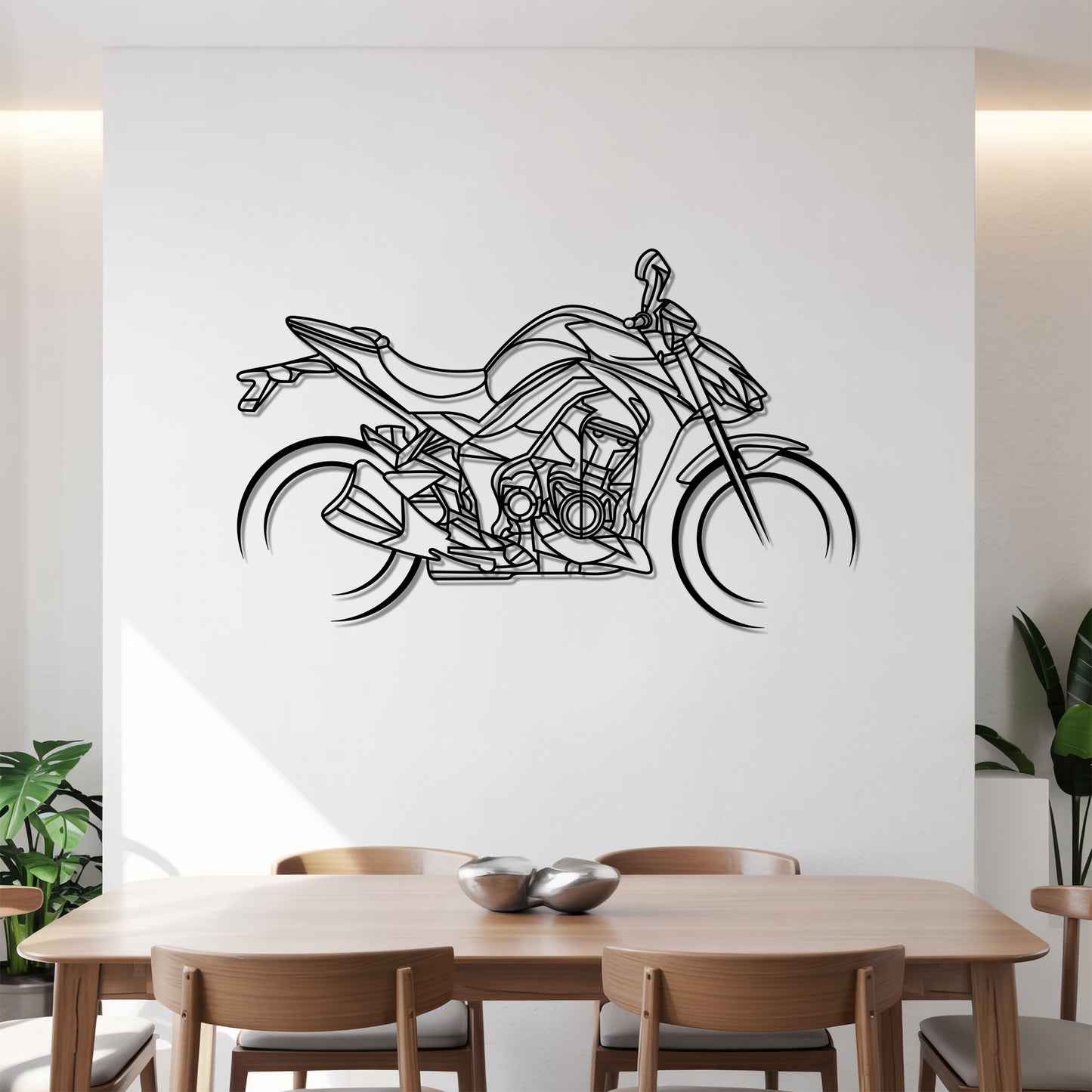 Z1000 - Motorcycle Metal Silhouette Wall Art - Bikers Gift - Garage Decor