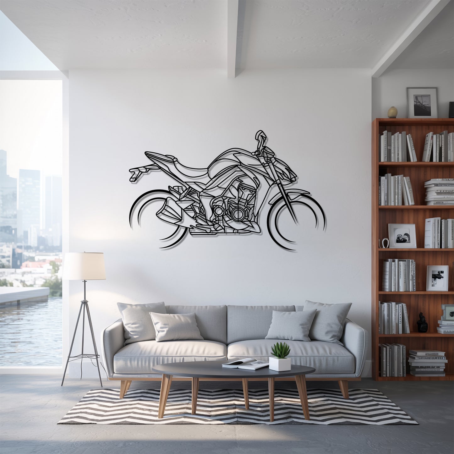 Z1000 - Motorcycle Metal Silhouette Wall Art - Bikers Gift - Garage Decor