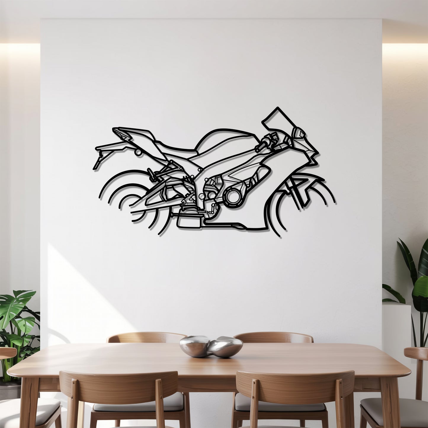 Ninja ZX 10R - Motorcycle Metal Silhouette Wall Art - Bikers Gift - Garage Decor