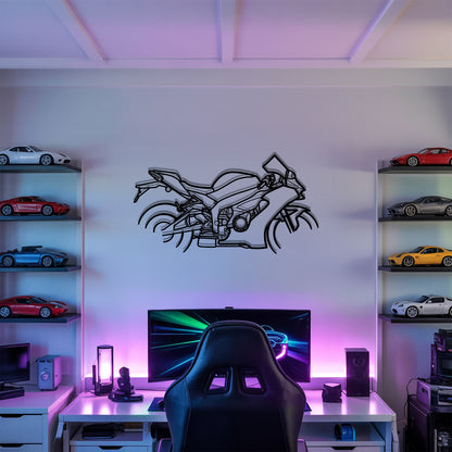 Ninja ZX 10R - Motorcycle Metal Silhouette Wall Art - Bikers Gift - Garage Decor