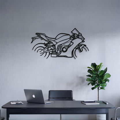 Ninja ZX 10R - Motorcycle Metal Silhouette Wall Art - Bikers Gift - Garage Decor