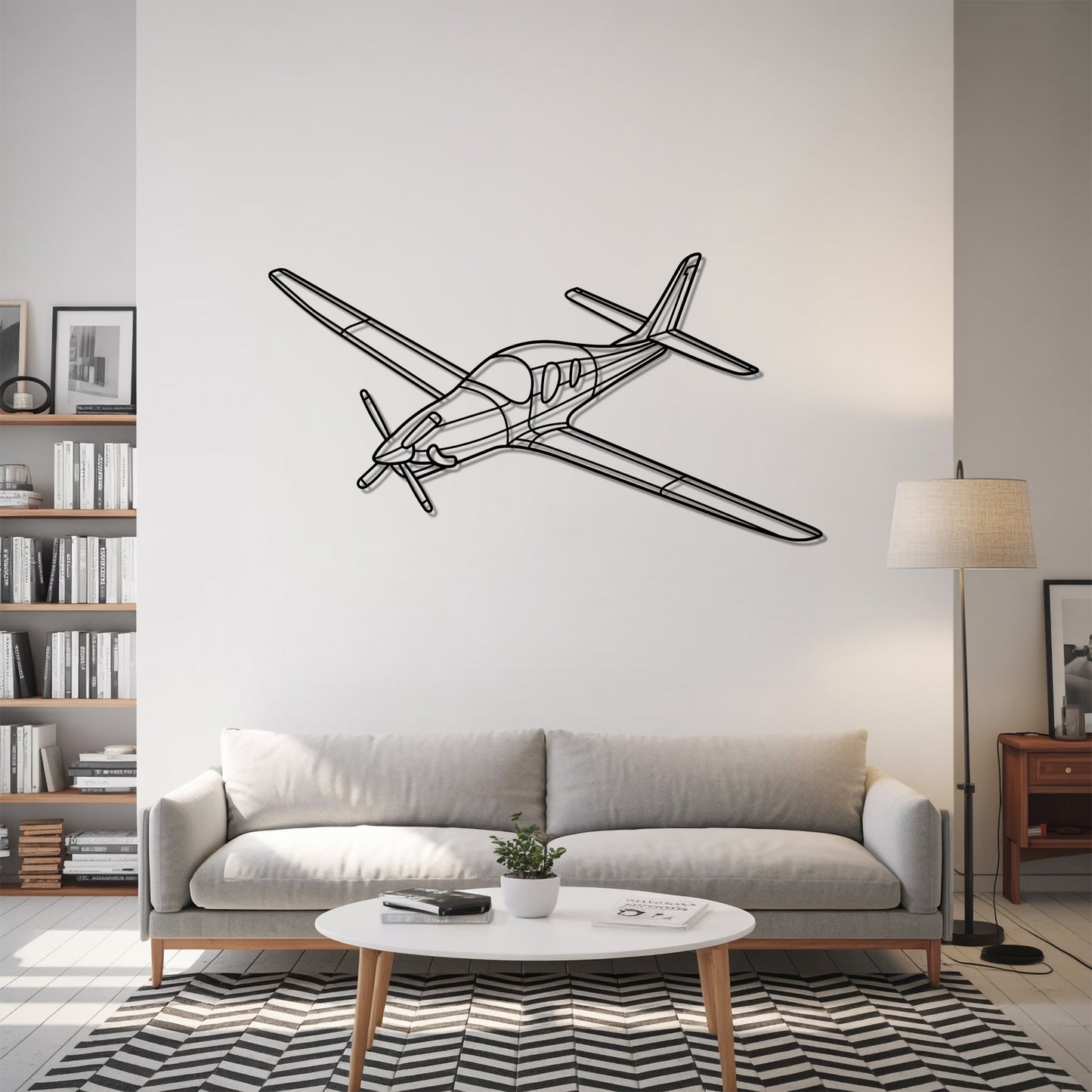Evolution - Airplane Metal Silhouette Wall Art - Aviation Gift - Pilot Office Decor